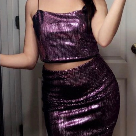 🚨SOLD🚨Sparkly Two Piece Set✨ - Picture 2 of 2